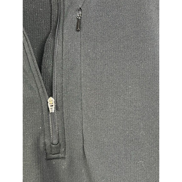 Patagonia Capilene Polartec Base Layer 1/4 Zip Men's Pullover XL Black Pocket - Picture 4 of 10